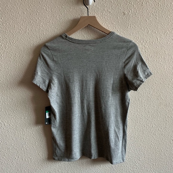Nike girls logo shirt NWT gray blue - Picture 2 of 2
